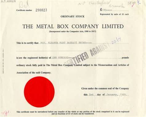 the original metal box company ltd|metal box company history.